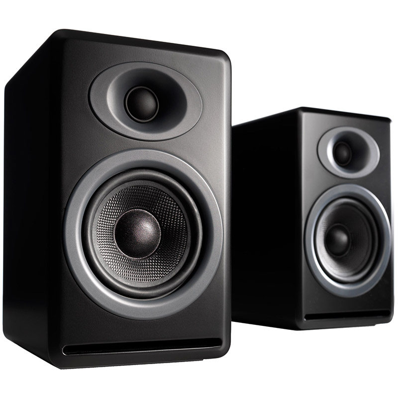 audioengine声擎p4书架式hi-fi立体声2.0声道被动无源音箱