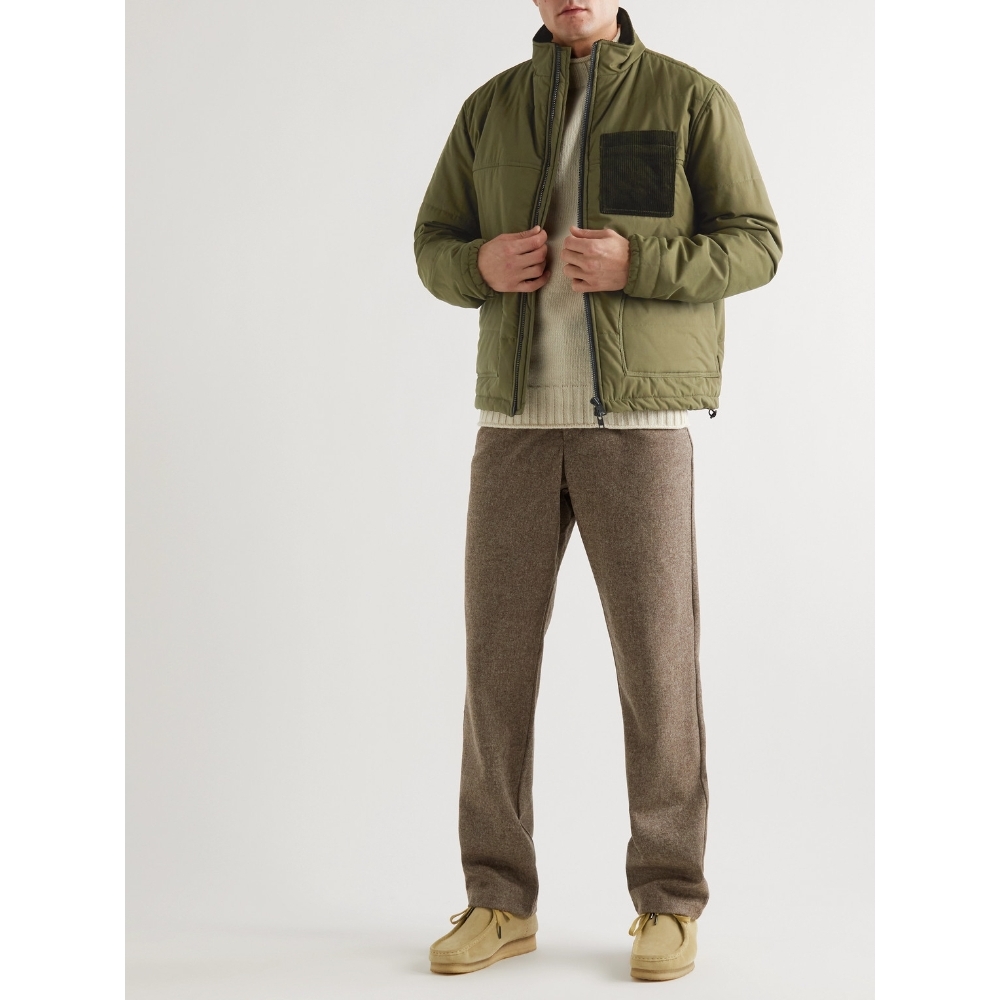 Oliver Spencer 2022早春新品男灯芯绒边饰夹克NAP颇特