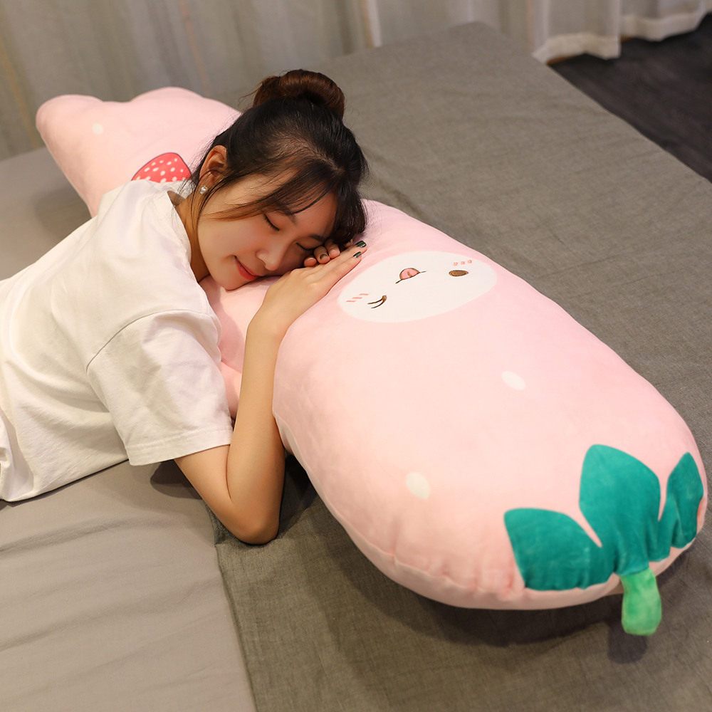 水果长条睡觉抱枕夹腿 女生大枕头有内胆可拆洗 男朋友陪你睡抱枕