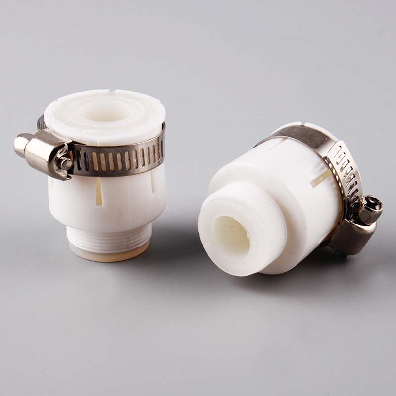 接头3个装水水龙头净水器万能白色硅胶万用转换过滤器