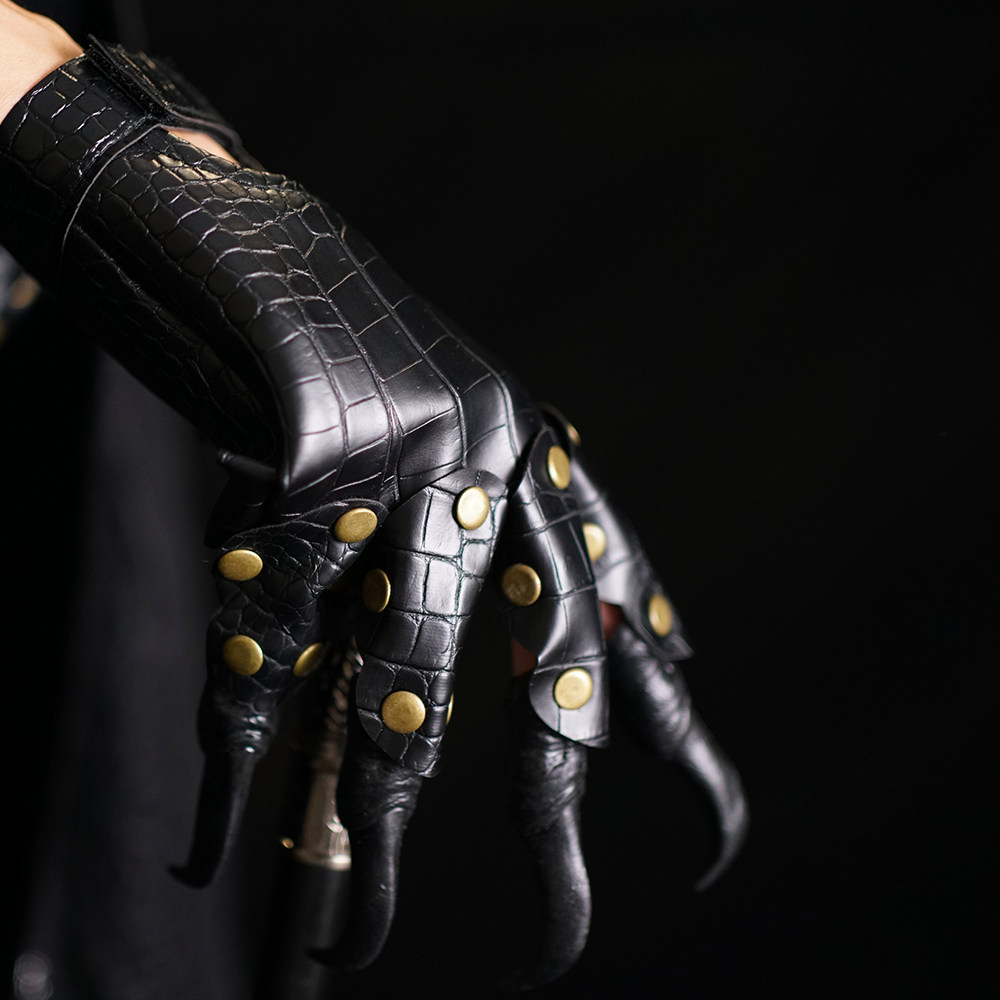 万圣节装饰手套cos漫展蒸汽朋克饰品夜店配饰cosplay配件