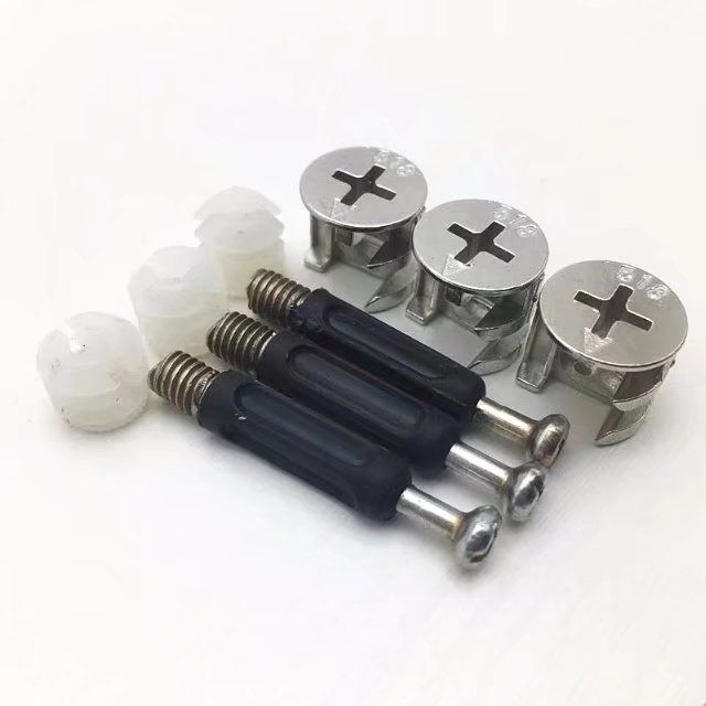 螺丝木床套装床板抽屉床上用的家用配件偏心家具连接件