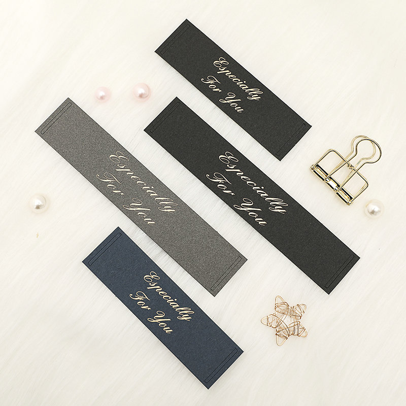 烫金英文祝福腰封创意礼物吊牌礼品礼盒装饰包装纸