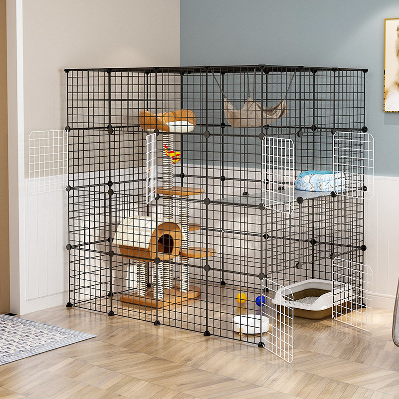 猫笼子家用别墅超大自由空间室内猫舍大号三层猫笼别墅清仓猫咪窝