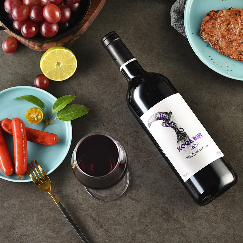 酷客kook干红葡萄酒 一箱6瓶