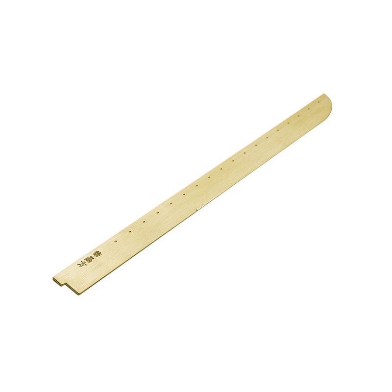 慢物质笔墨方文创产品黄铜尺刀多功能裁纸刀刻度尺镇纸精品文房