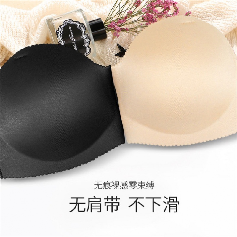 式裹胸罩文胸罩隐形婚纱抹胸肩带小胸美背无带文胸