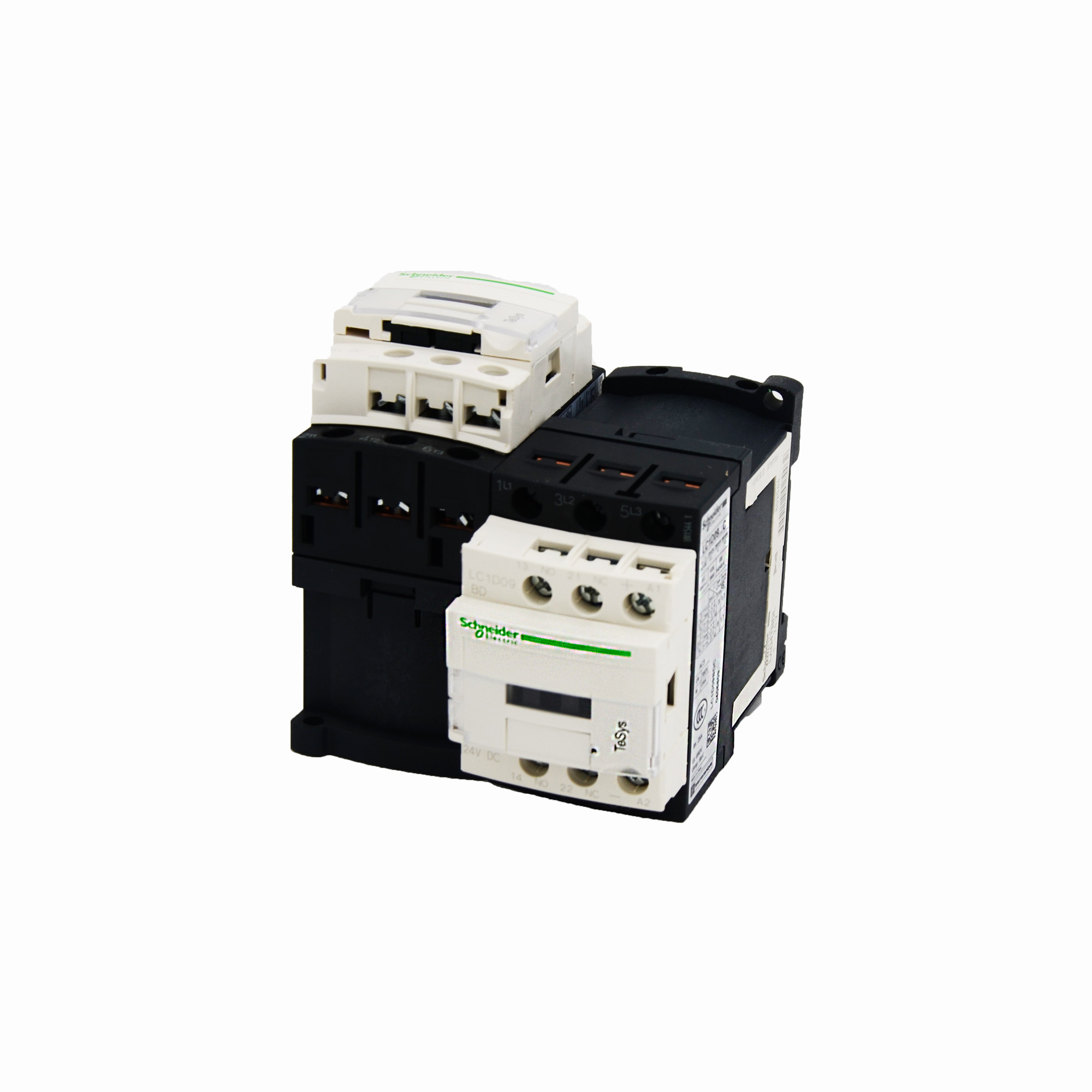 施耐德接触器lc1d09mdclc1d09mdc9adc220v低压接触器