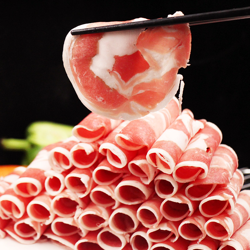 羊肉卷羊肉片肥羊卷5斤羊肉新鲜内蒙古锡盟整条冷冻手切火锅盒装