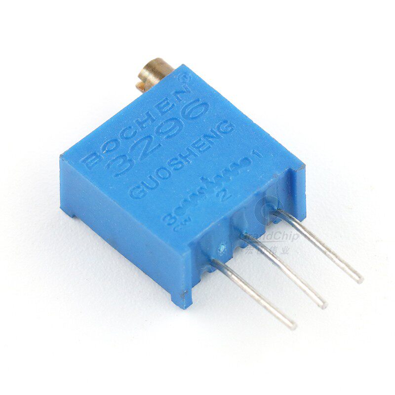 宏图伟业3296w201200r电位器精密顶调多圈电阻玻璃电位器