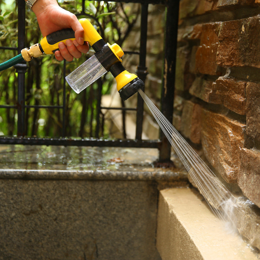 泡沫水枪汽车洗车水枪多功能高压汽车用发泡喷头家用清洁刷车