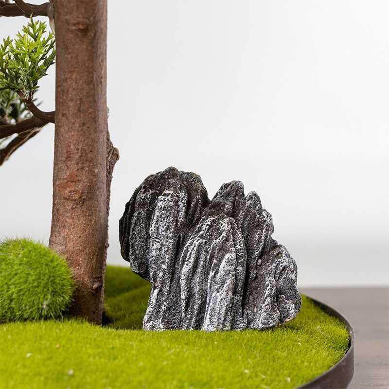 新鱼缸布景山石小石头摆件景观造景盆景仿真石头布造景
