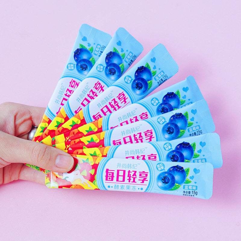 酵素果冻井尚韩纪每日轻享蓝莓食品蔬菜生元酵素