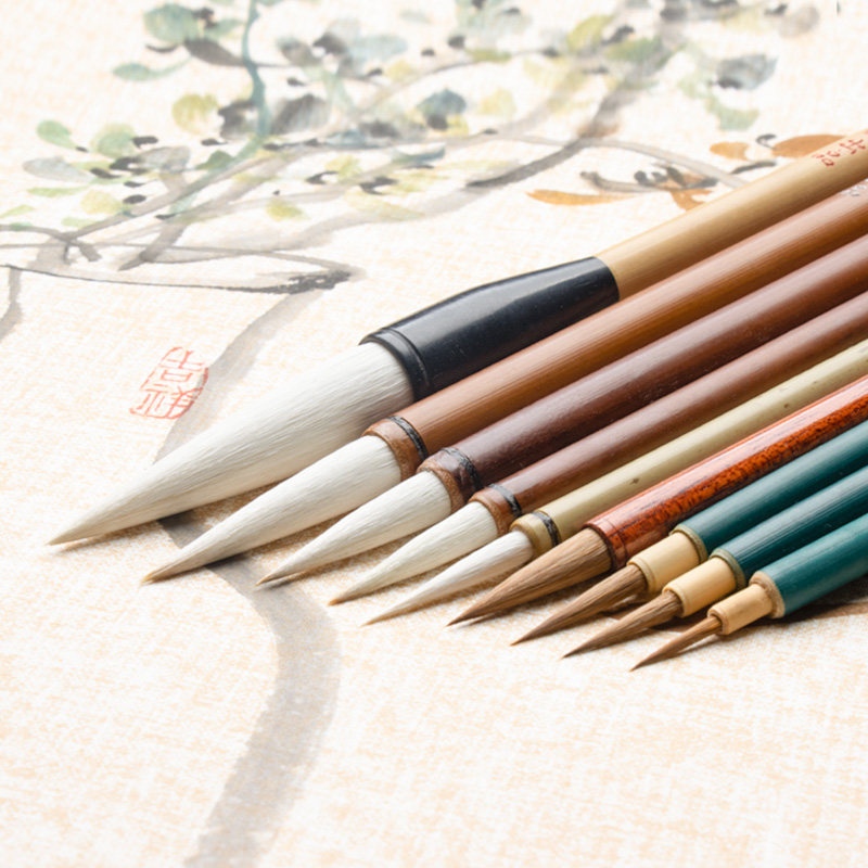 画笔国画书法白云纸大笔墨高档花鸟山水工笔画毛笔