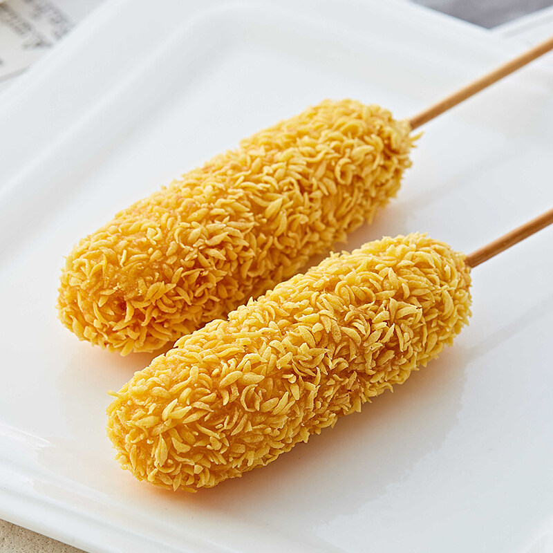 芝士韩式热狗拉丝半成品冷冻油炸棒爆浆烤香肠香肠