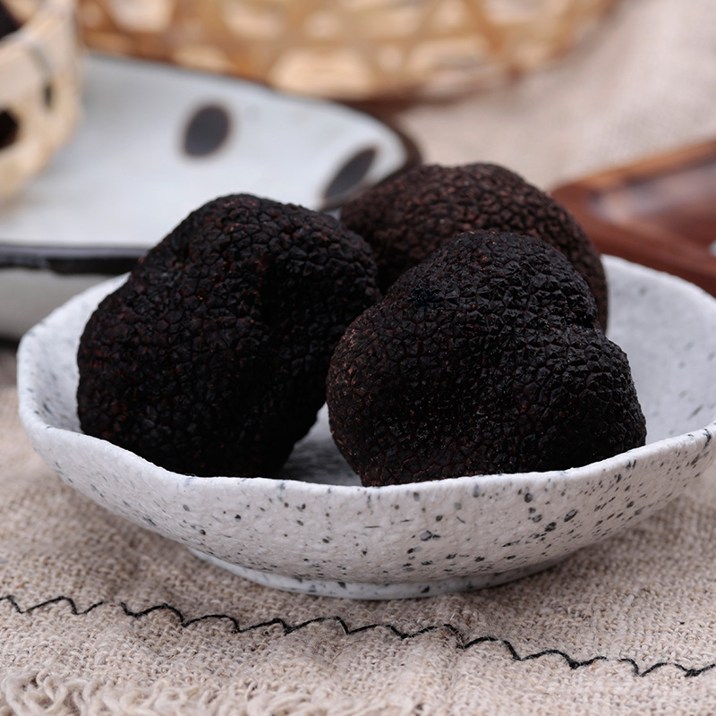 成熟黑松露菌新鲜野生黑色松露云南特产高黎贡香菇类