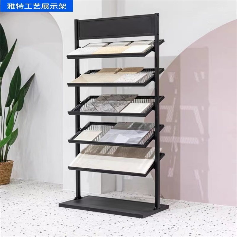 瓷砖展架样板样品色板铝扣板板材木地板玻璃生态商用展示柜