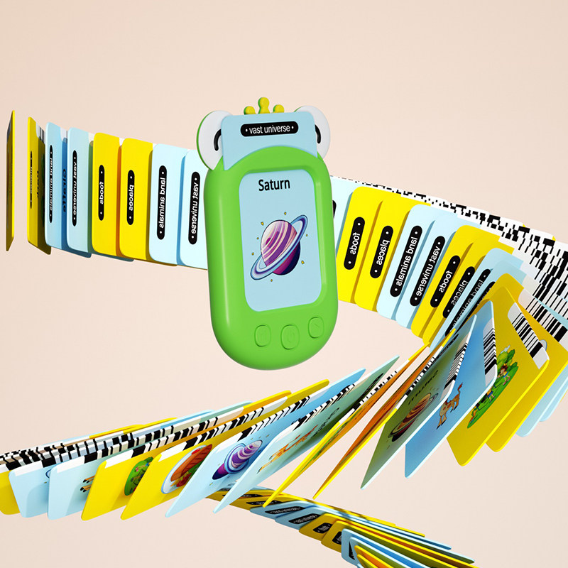 儿童插卡卡的卡片早教机双语启蒙益智玩具英语识字早教机