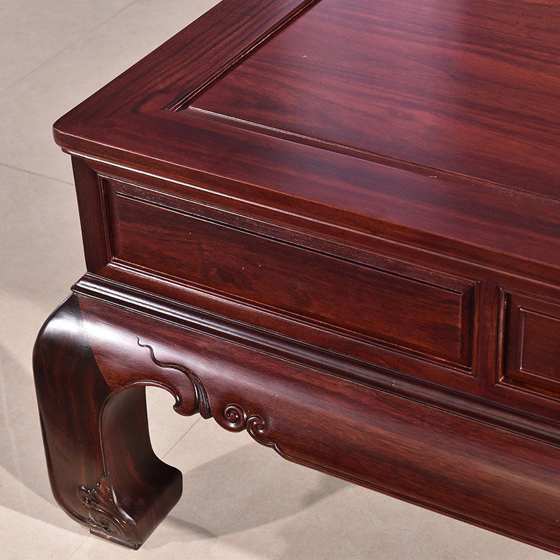 缅甸黑酸枝木沙发组合大户型别墅客厅红木家具仿古新中式实木沙发