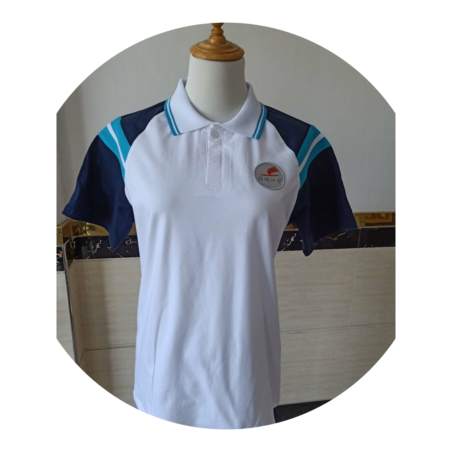 冲钻新款锦城四中18届夏装中裤学生校服2018年工作服