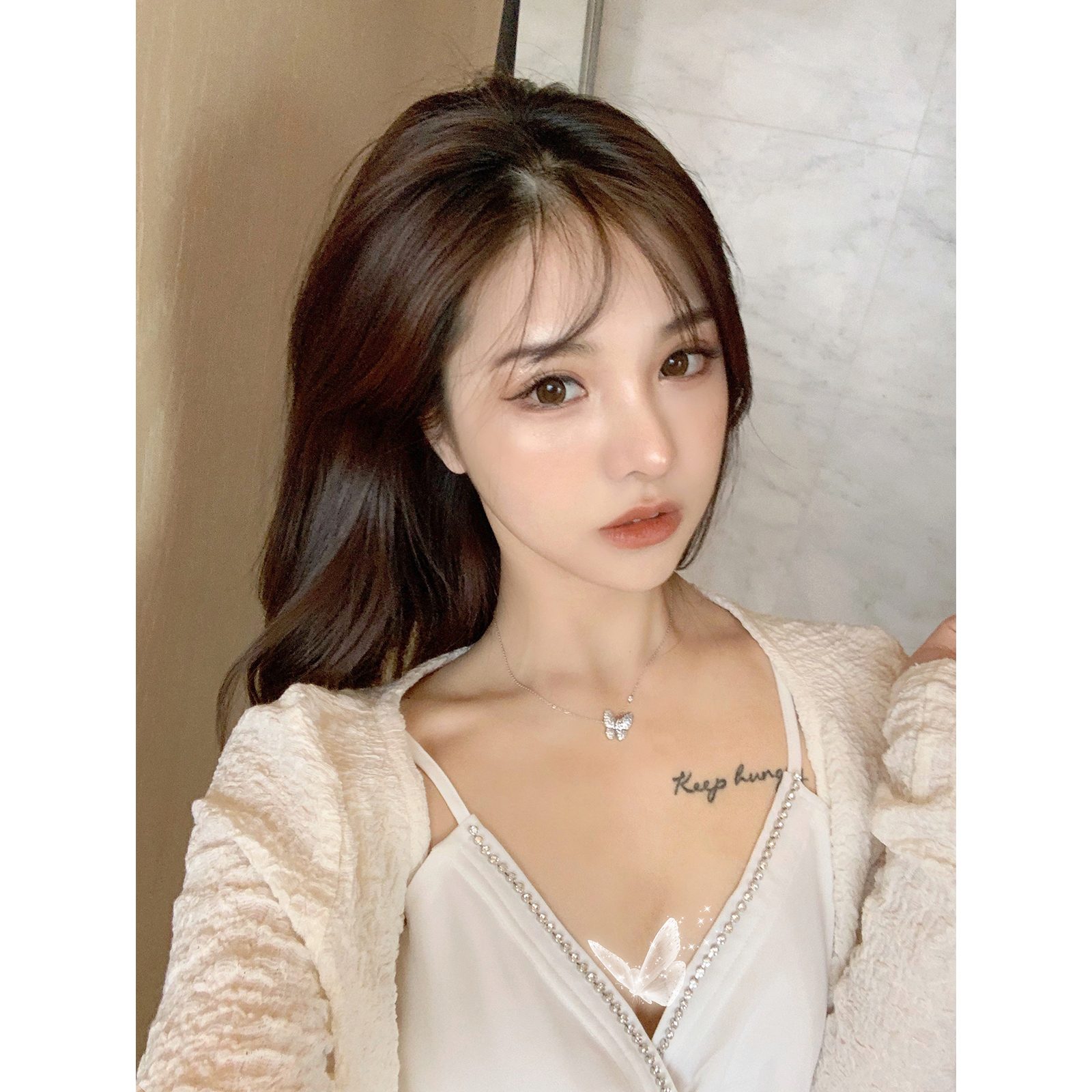 pick rui睿哥 吊带背心女外穿网红性感美背爆款带钻内搭无袖上衣