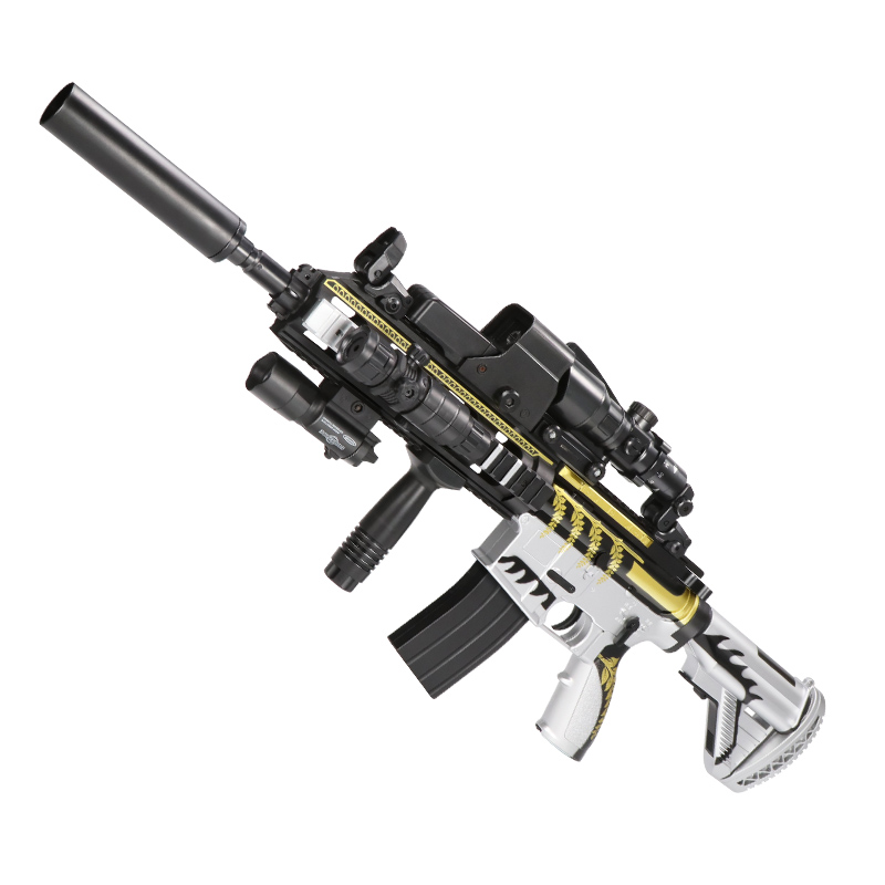 电动连发水弹枪手自一体m416吃鸡满配套装突击步枪男孩儿童玩具枪