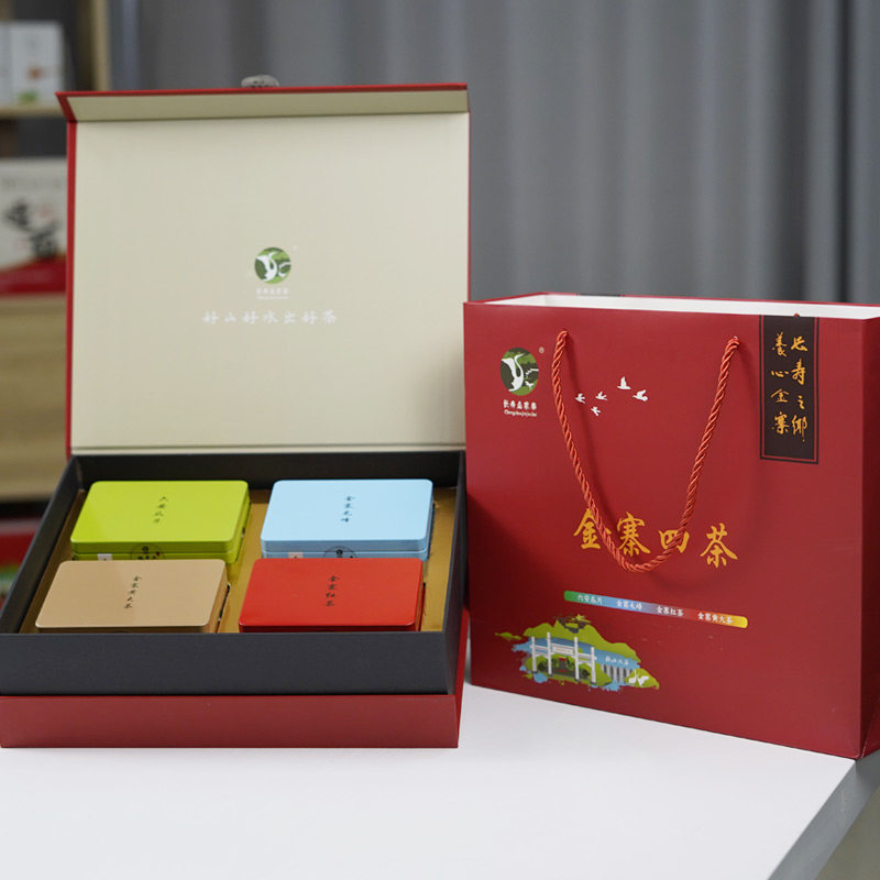 茶叶春茶手工绿茶六安瓜片安徽六安特产金寨四茶高档茶礼盒装440g