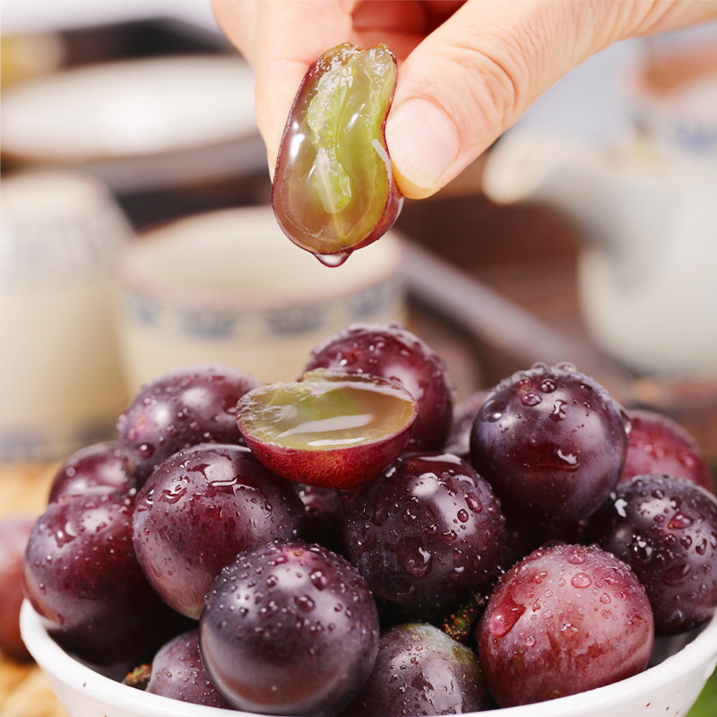 葡萄辽宁巨峰新鲜采摘东北特产大果粒4斤顺丰葡萄