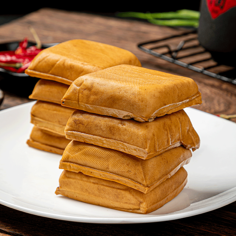 攸县香干整箱湖南特产卤香酒店预制特色半成品豆腐干