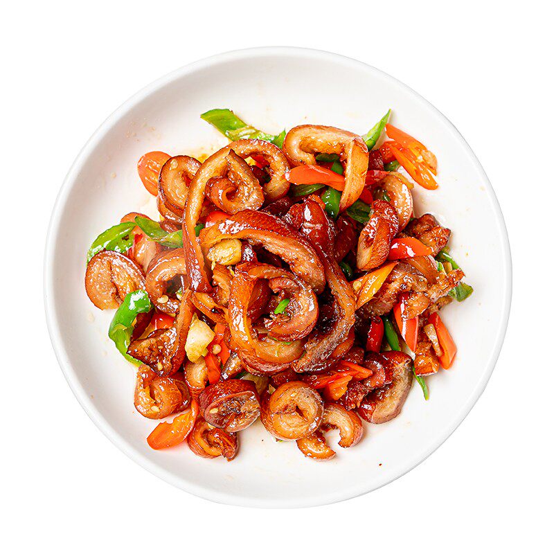 湖南猪脚皮200g箱装卤猪皮酒店饭店餐饮特色菜小炒私房菜半成品菜