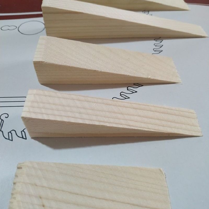 三角楔子门窗安装膨胀木块实木滑轨垫木木塞木塞