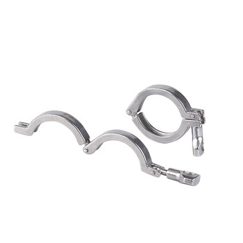 304 stainless steel clamp sanitary grade quick connector buckle weight 201 chuck pipe clamp fastening hoop 316 thickened