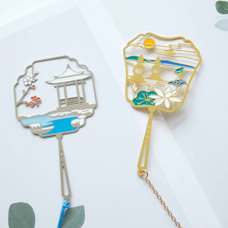 文具古典忆江旅游杭州西湖礼物毕业文艺礼品学生书签