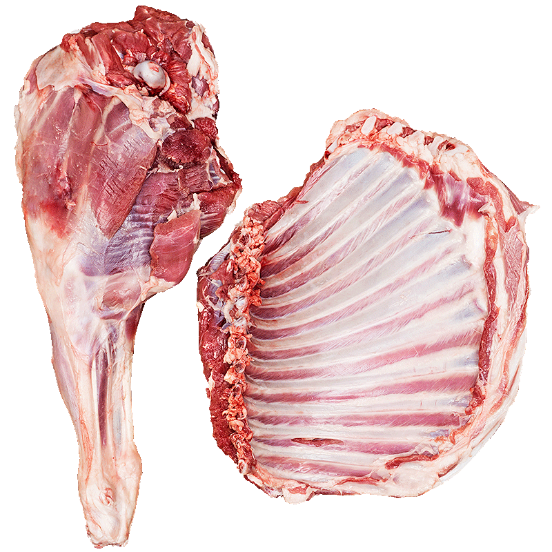 羊排羊腿内蒙古羊肉草饲羔羊排羊后大腿锡林郭勒整扇羊排整只羊腿-mc