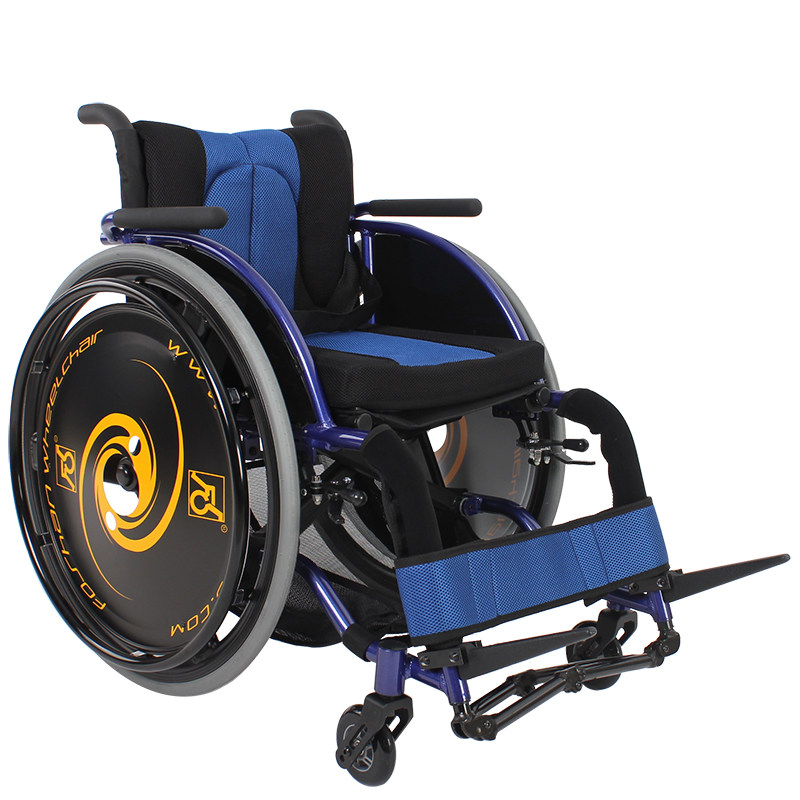 佛山东方fs723l运动型轮椅残疾人折叠超轻便携旅行康复手推代步车