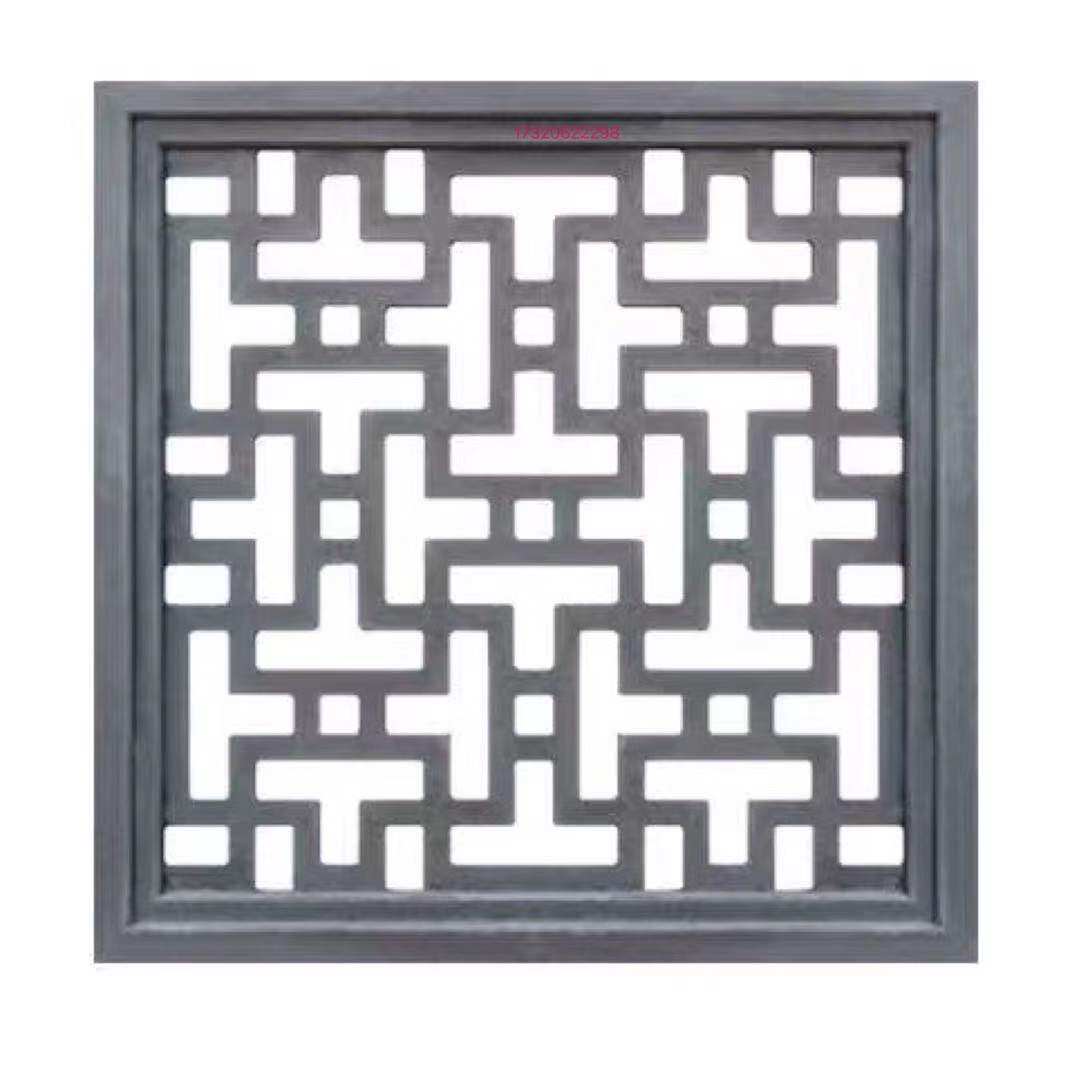 水泥花格1米方形镂空仿古透窗古建砖雕中式砖雕