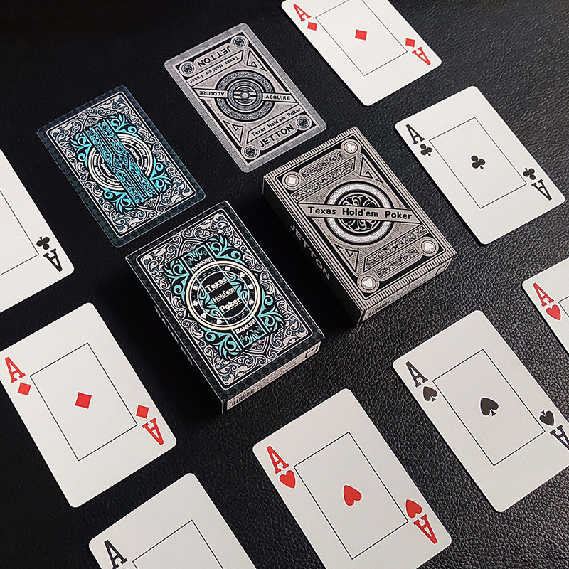 德州扑克牌3副10副创意设计纸牌白芯加厚扑克成人扑克
