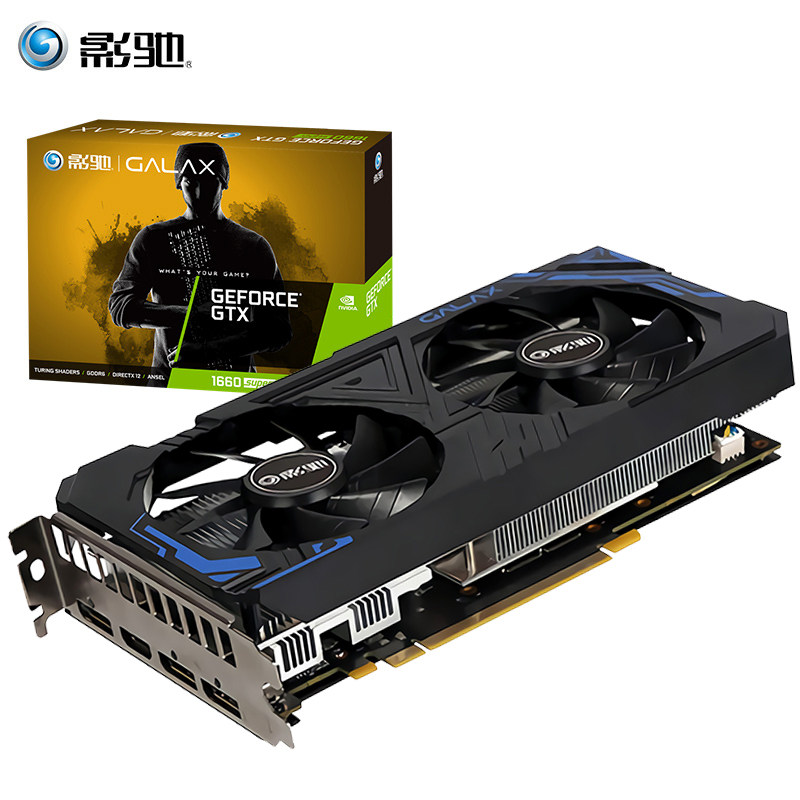影驰gtx1660super6g大将oc金属大师gtx1660s高端游戏独立显卡