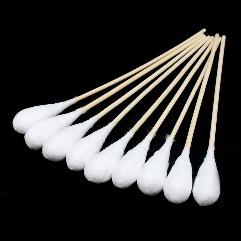 200支医用妇科棉签20cm大头长棉签一次性无菌消毒医药用棉棒大号