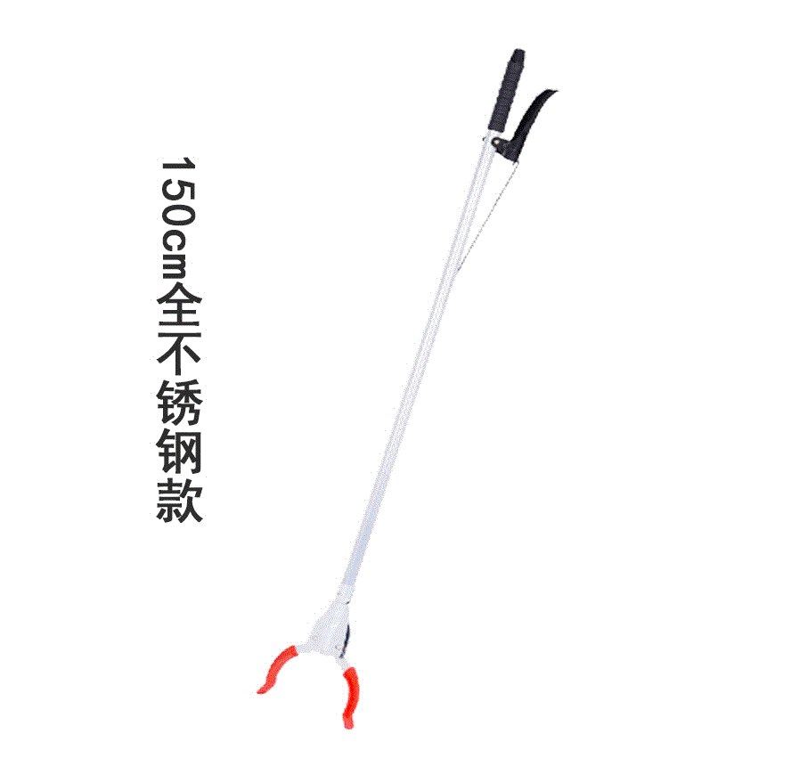长杆弯腰夹子家用加长垃圾伸缩可折叠收缩夹取垃圾夹