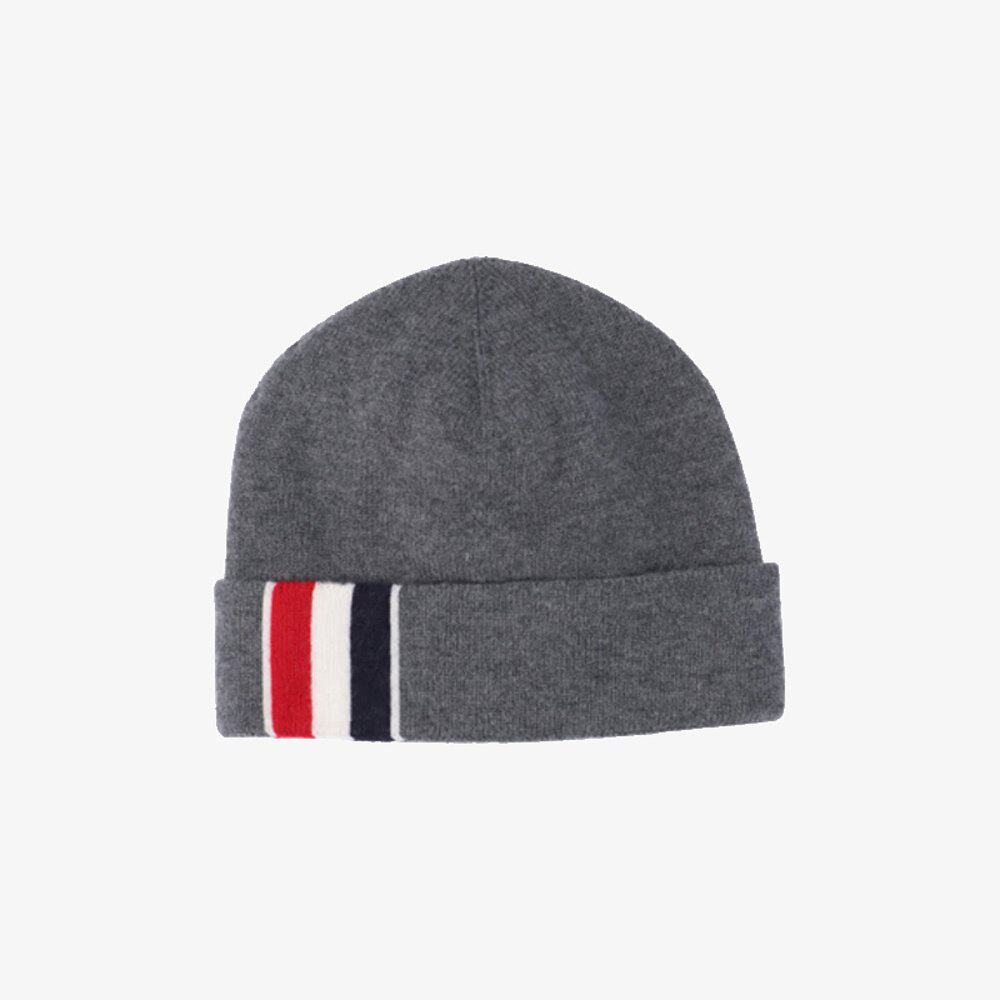 香港直邮thombrowne男士灰色三角形针织美利羊毛帽子