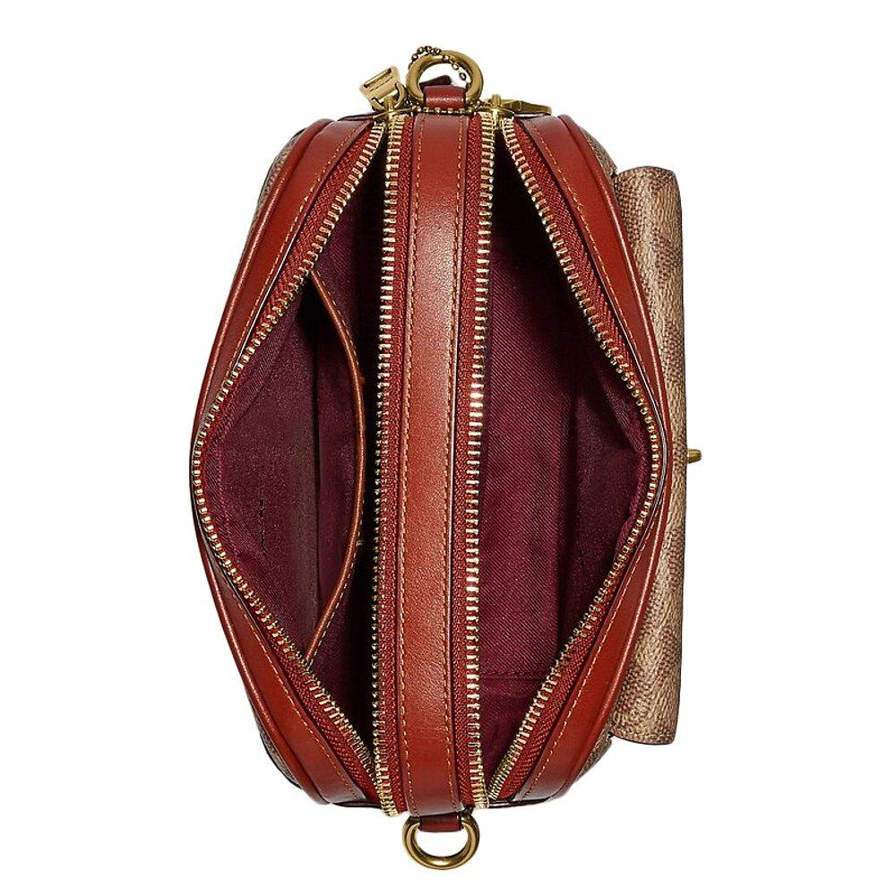 香港直邮coach蔻驰女士相机包褐色c0694b4nq4时尚潮流日常百搭