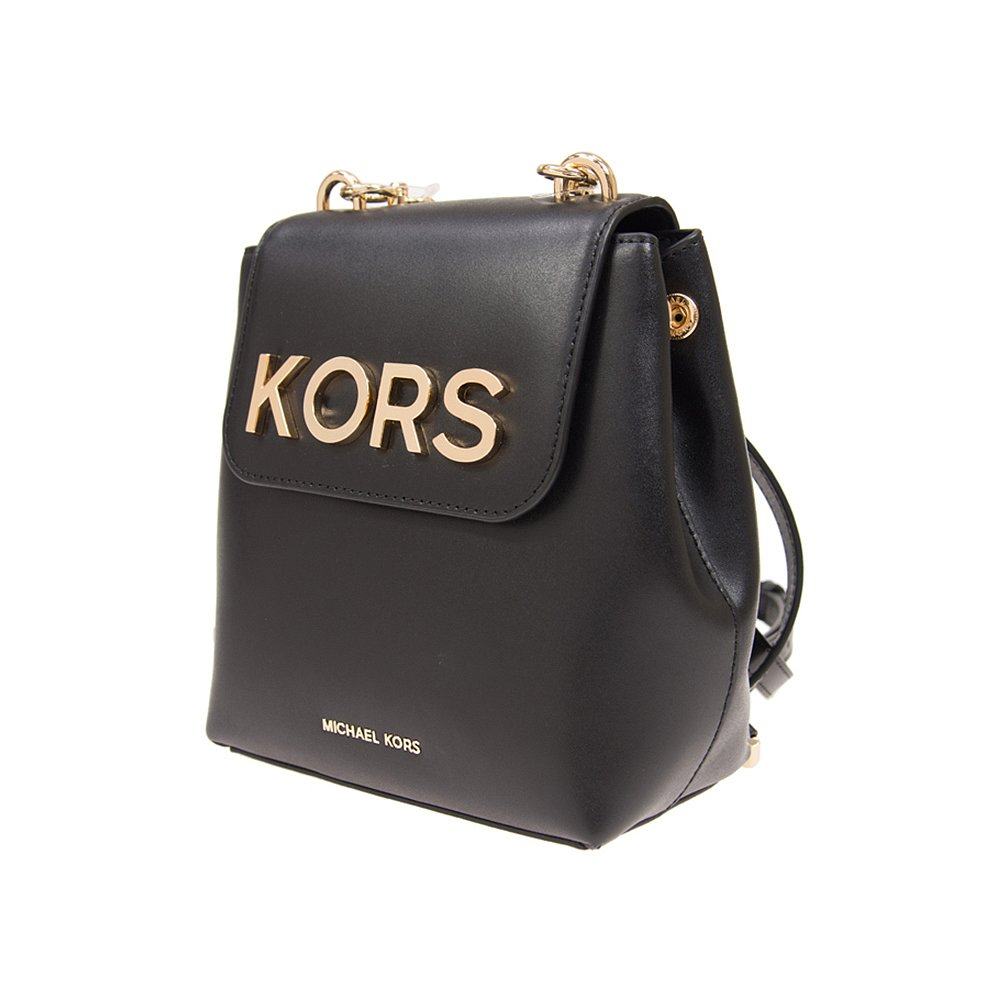 香港直邮michaelkors迈克科尔尔斯女士黑色双肩女士包袋