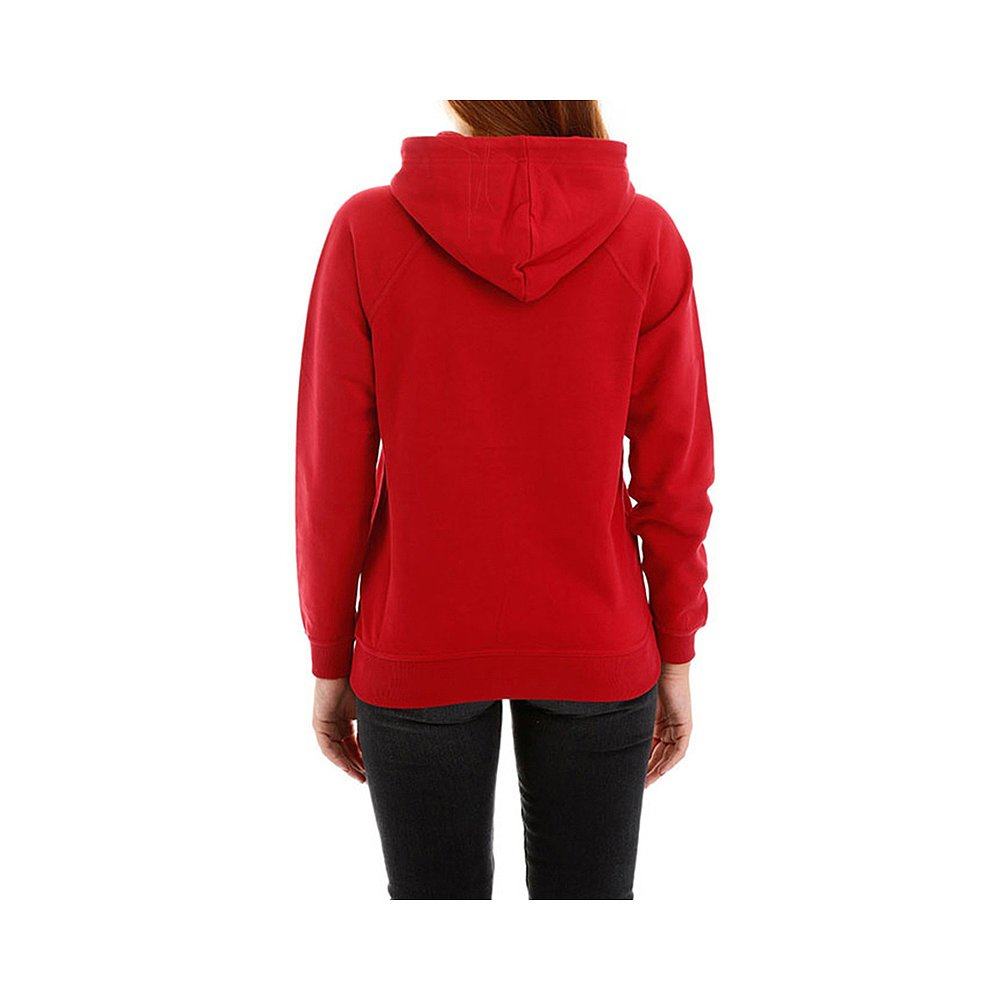 香港直邮kenzo高田贤三女士连帽卫衣红色虎头图案卫衣