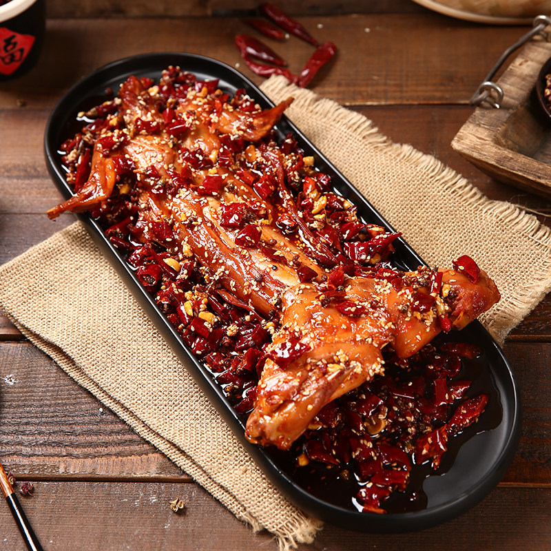 成都玉林麻辣手撕兔整只550g自贡冷吃全兔香辣烤兔四川特产烤兔
