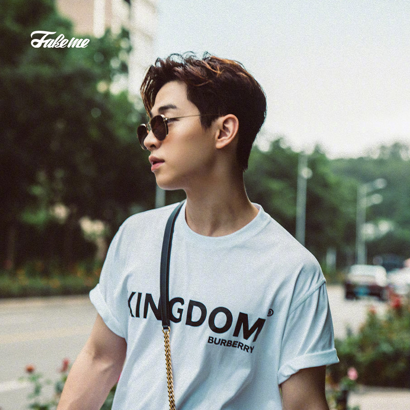 fakeme明星海报墨镜刘仁娜同款时尚金属方框太阳镜太阳眼镜