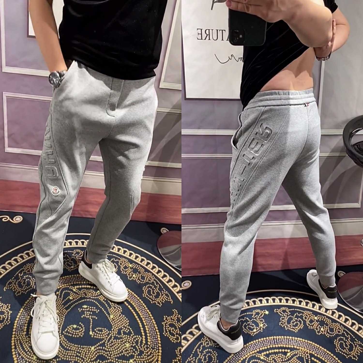 9919早春男士休闲运动裤修身小脚休闲气质裤时尚潮流卫裤百搭时尚