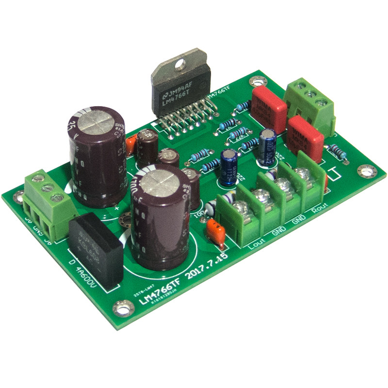 lm4766t功放放大整流滤波线路diy套件散件成品功放