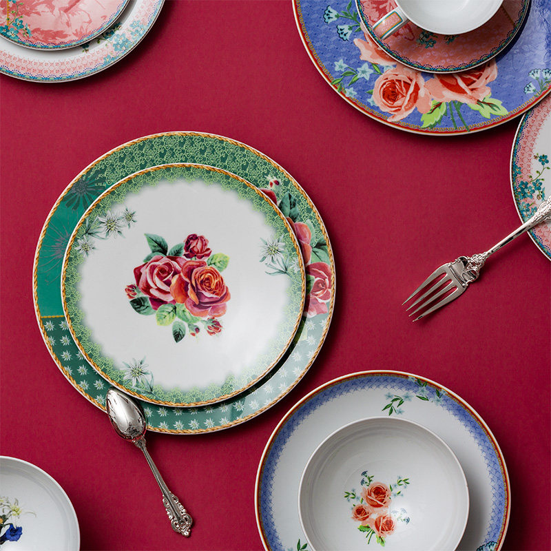 盘子seltmannweiden德国陶瓷瓷盘欧式创意餐盘平盘浅盘碟