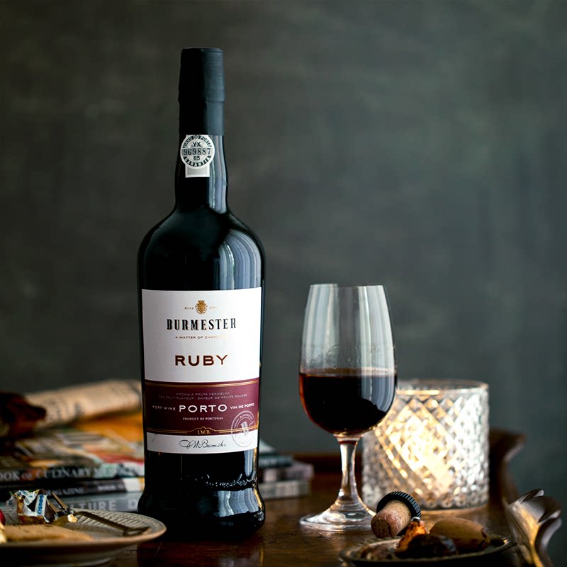 甜型女士晚安葡萄牙美斯特红宝石波特干红静态葡萄酒